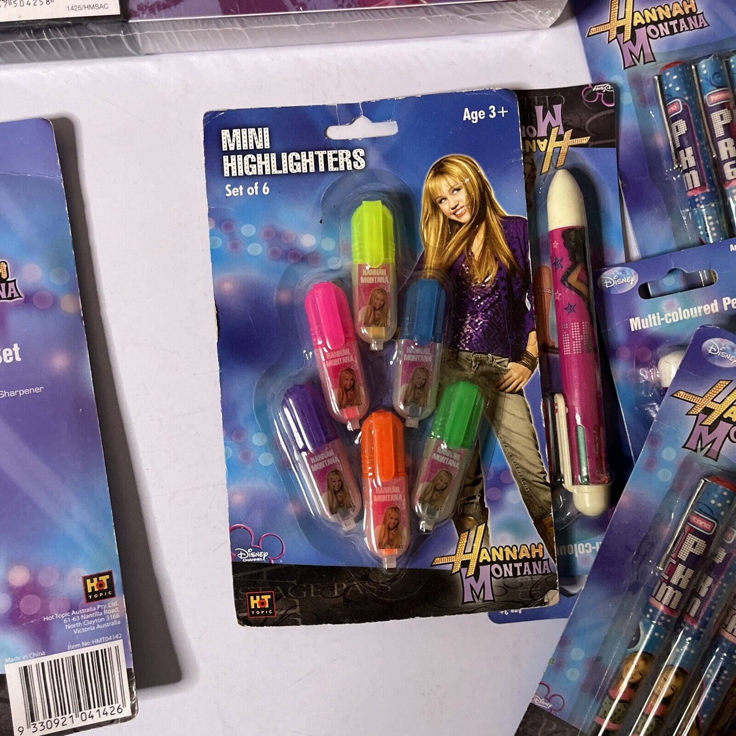 *New* Hannah Montana: Sticker Activity Case, Pad, Pen, Stationary Pack,