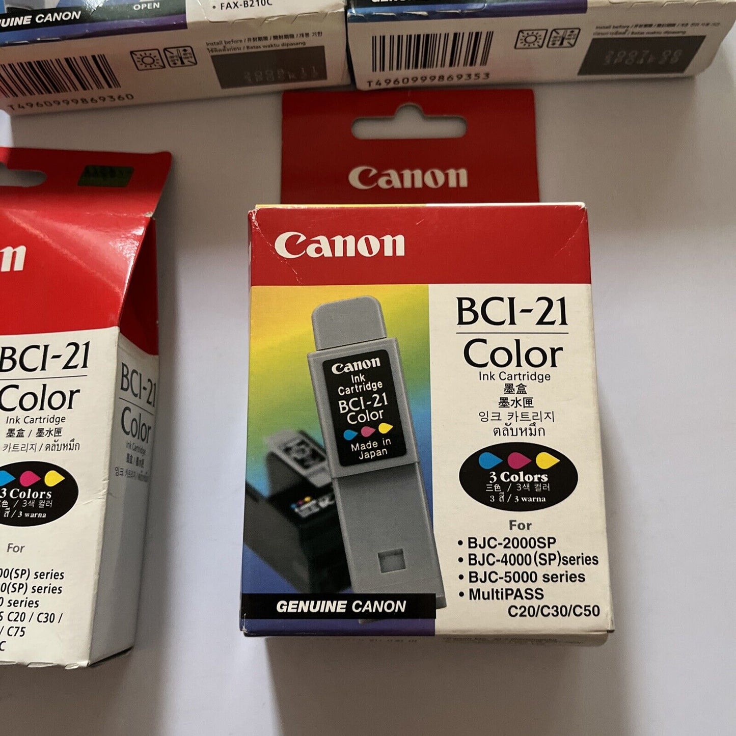 Canon BCI-21 Ink Cartridge: 2x Black & 3x Colour