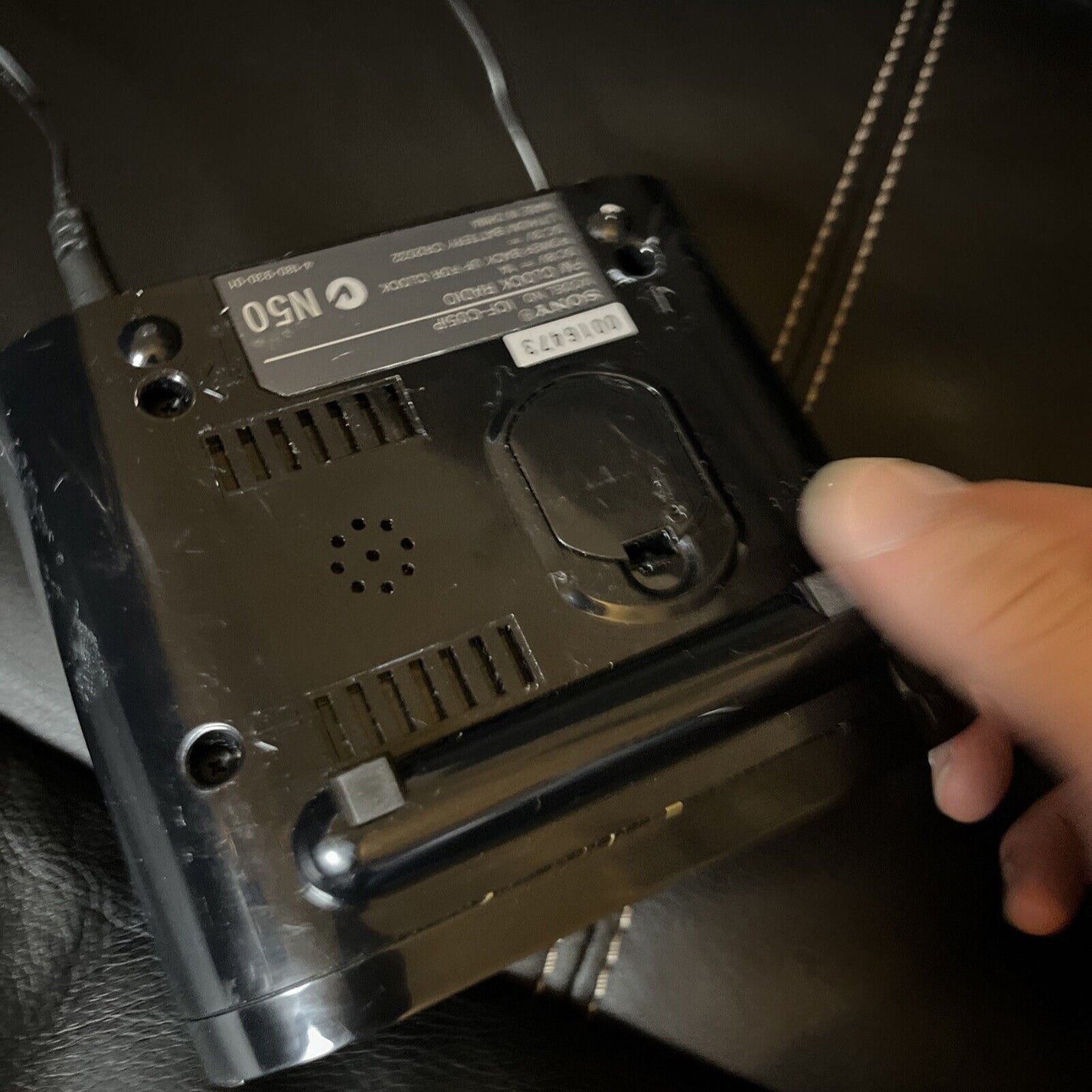 Sony ICFC05iP Alarm Clock FM Radio 30Pin iPod Retro Unit