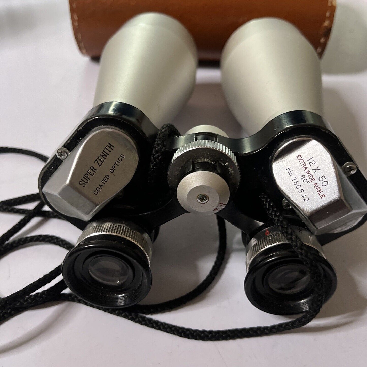 Vintage Super Zenith Binocular Coated Optics 12x50 Extra Wide Angle 6.0 No260542