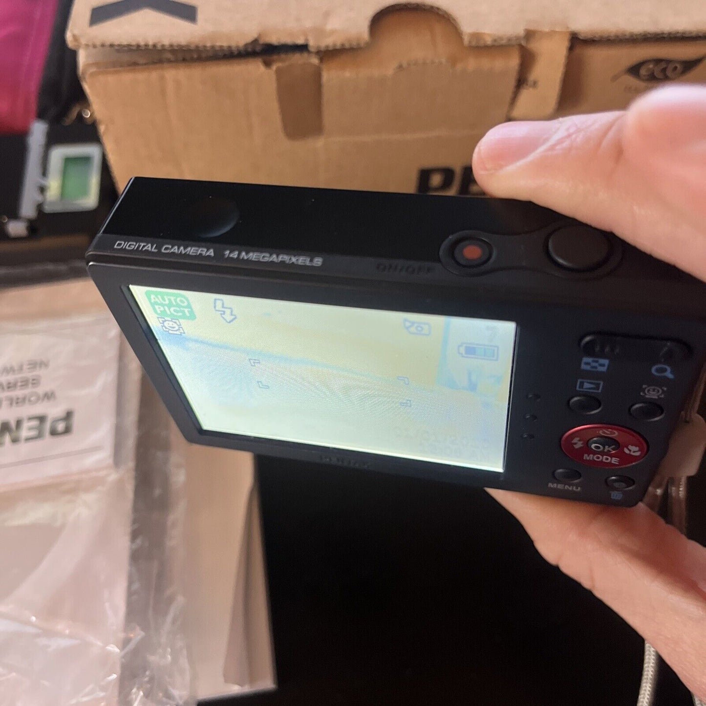 Pentax Optio LS100 Digital Camera 14MP 4x Optical Zoom