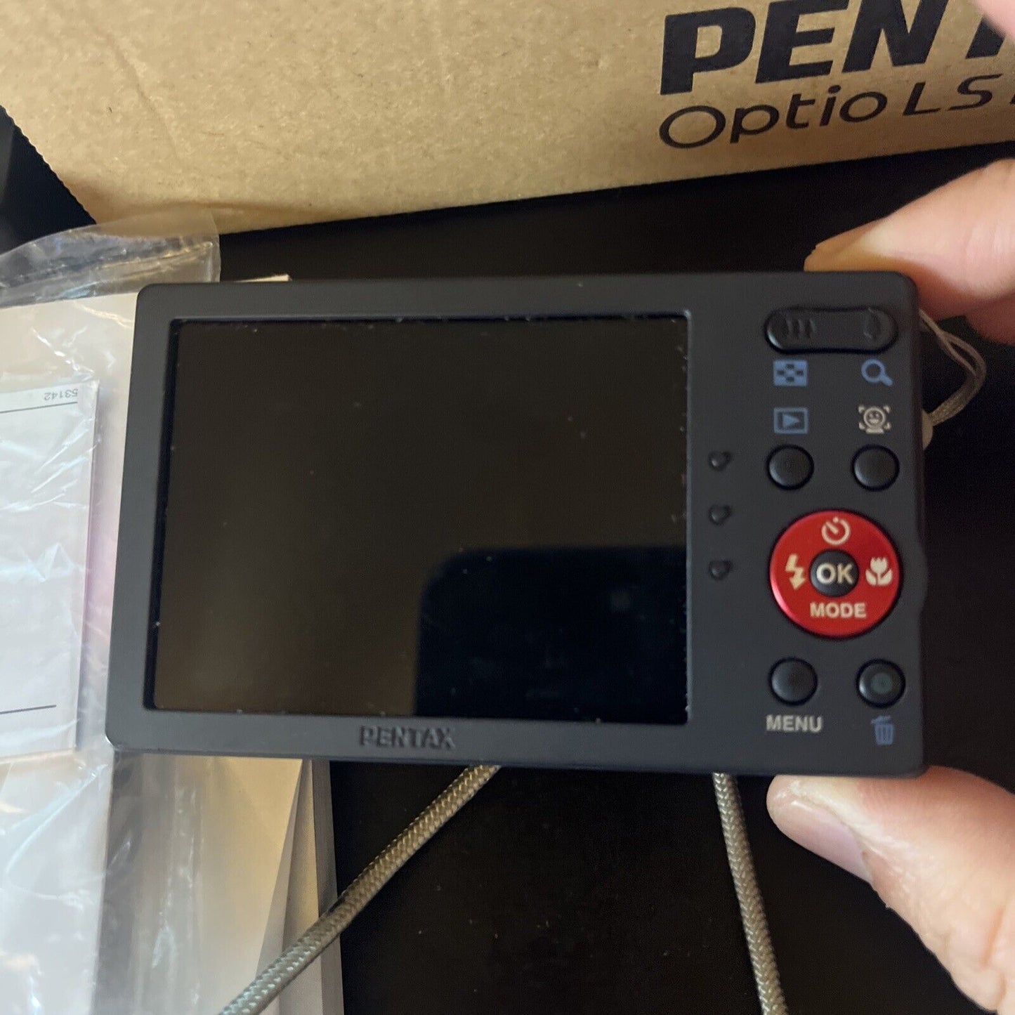 Pentax Optio LS100 Digital Camera 14MP 4x Optical Zoom