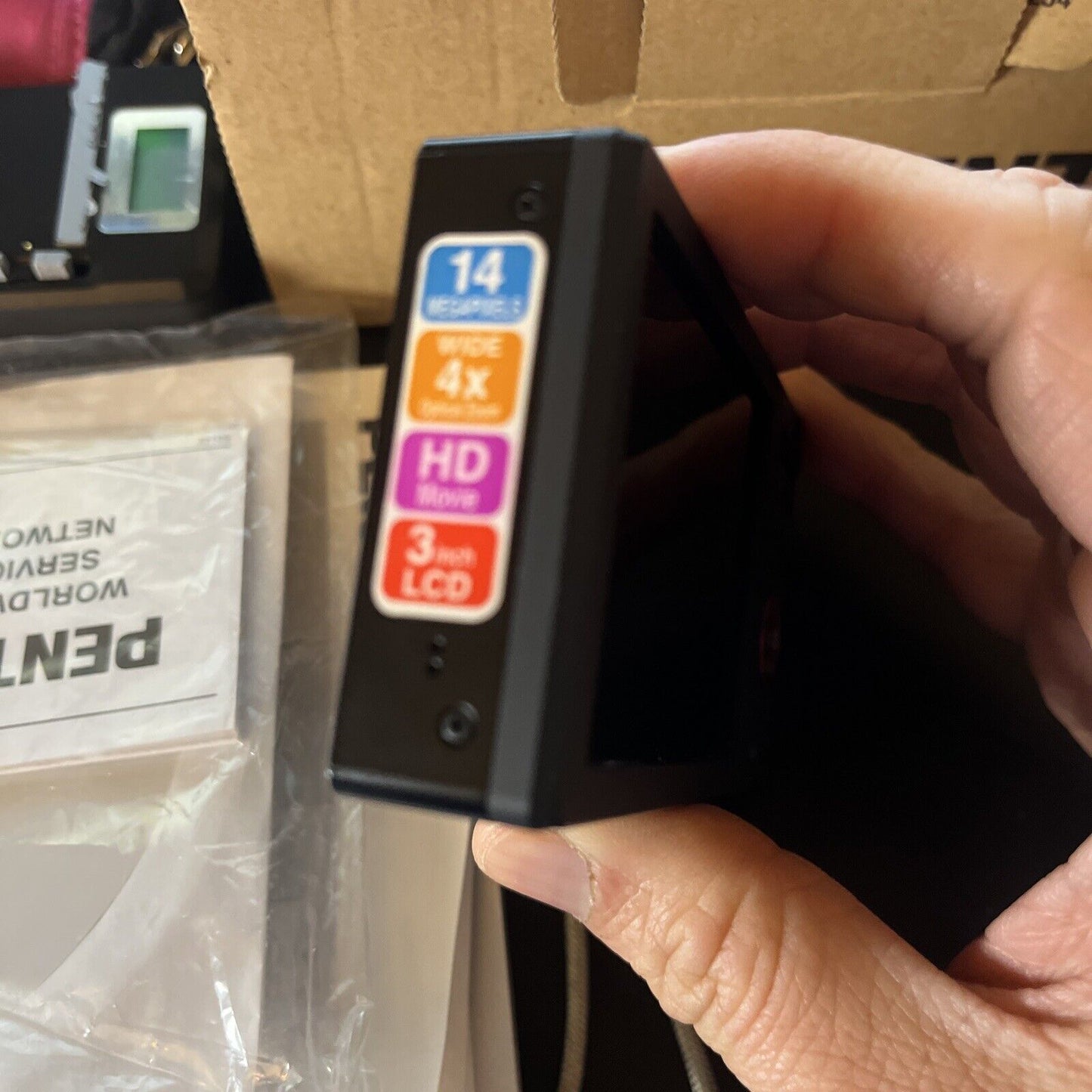 Pentax Optio LS100 Digital Camera 14MP 4x Optical Zoom