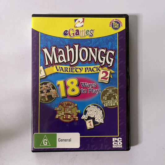 Mahjong Variety Pack 2 PC CDROM Atari