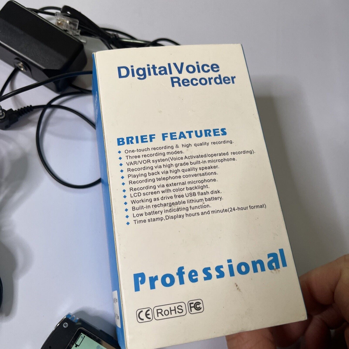 Digital Voice Recorder 32GB With Inbuilt Microphone & Speaker