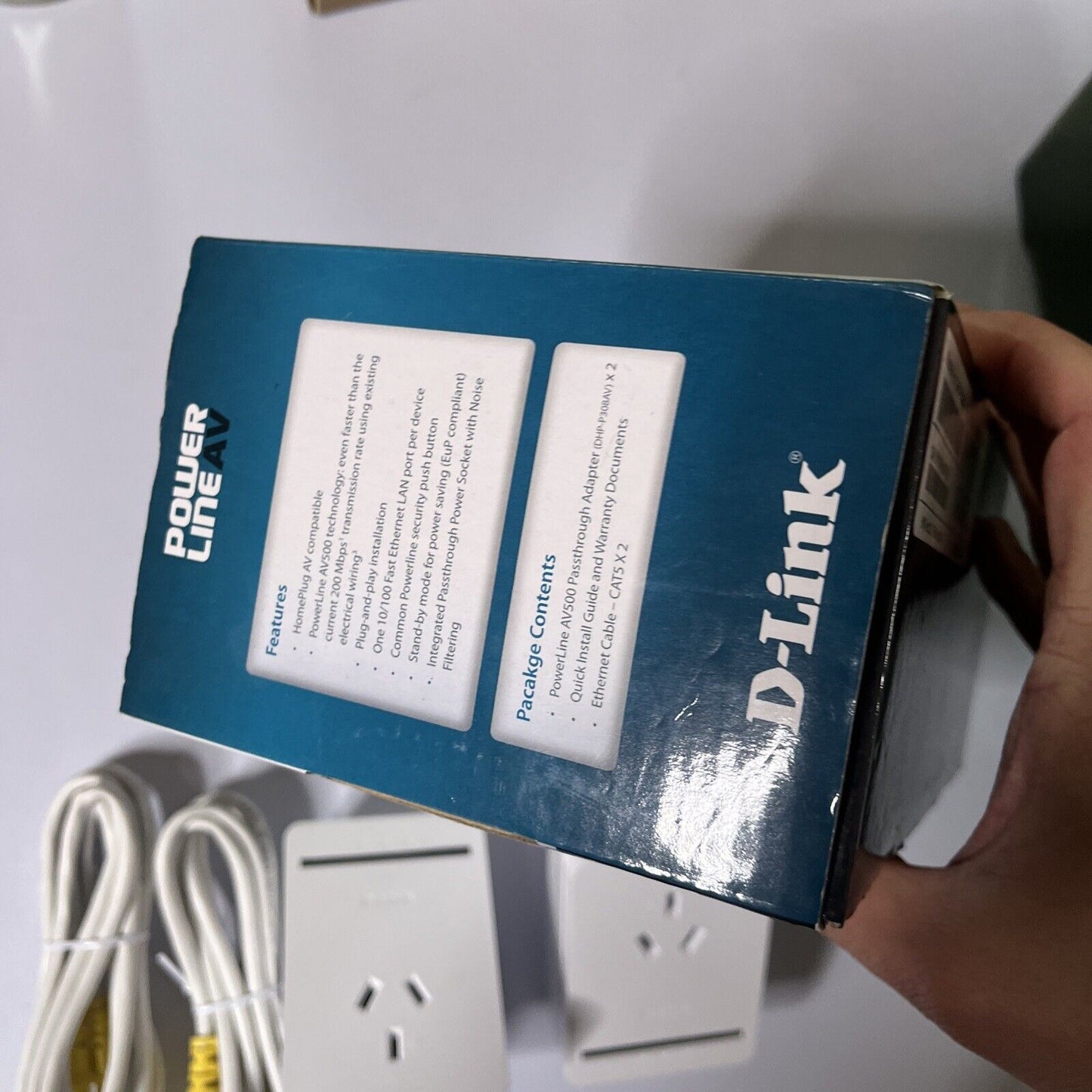 D-Link DHP-P309AV Powerline AV500 Passthrough Network Starter Kit