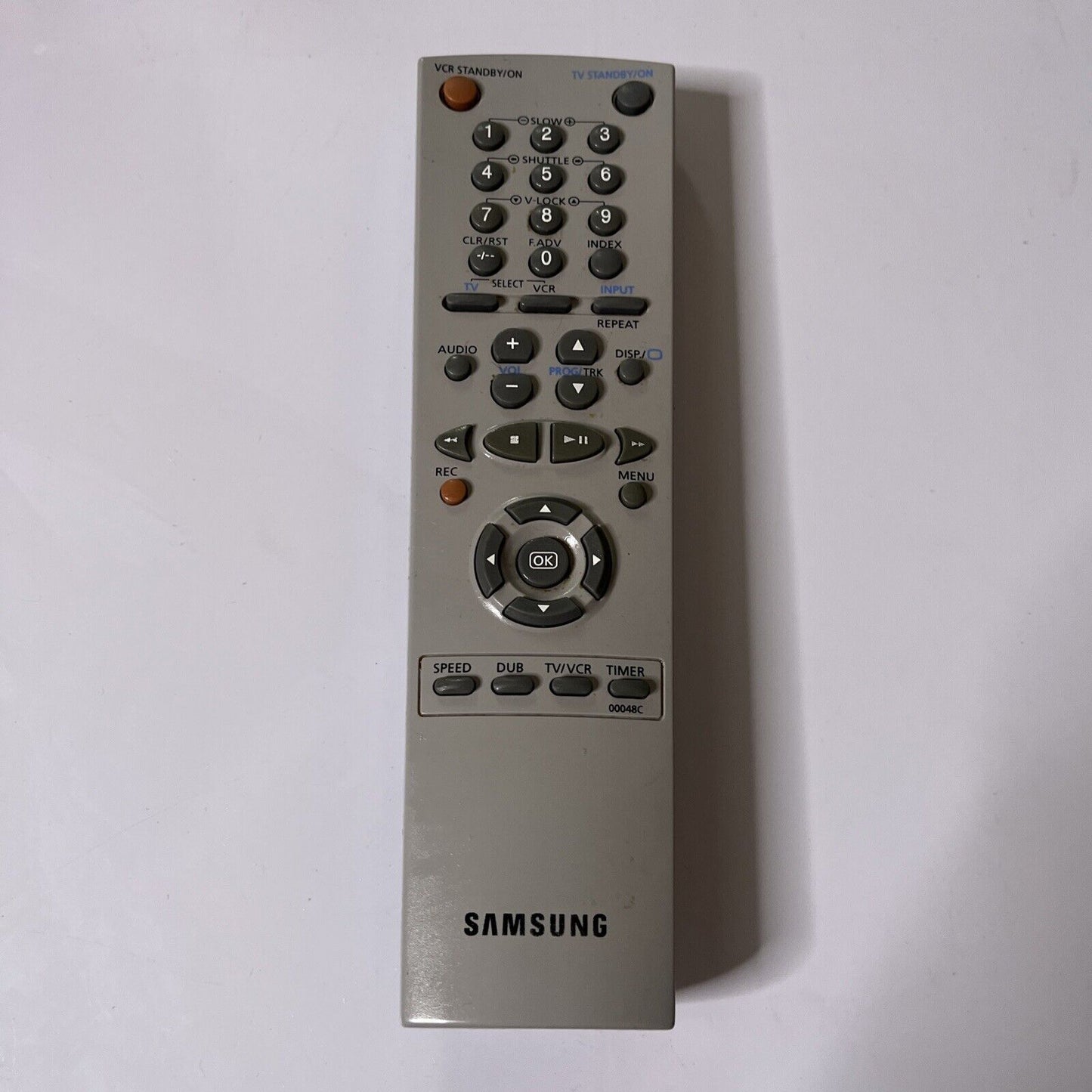 Genuine Samsung 00048C Remote Control For VCR TV