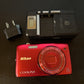 Nikon Coolpix S3500 Digital Camera 20.1 MP Red