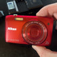 Nikon Coolpix S3500 Digital Camera 20.1 MP Red