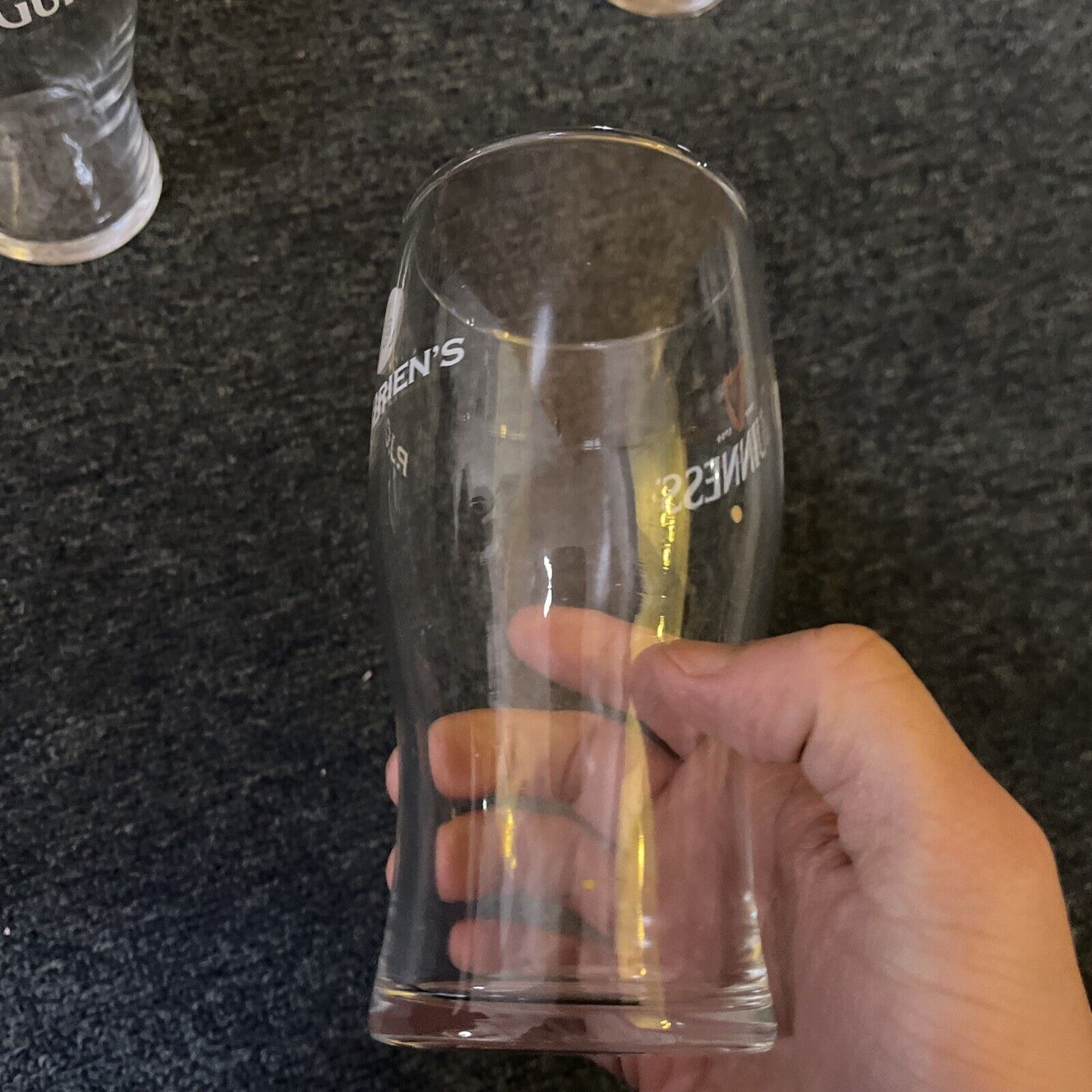 4x Guinness P.J. O'Brien's Beer Glass 560ml ARC