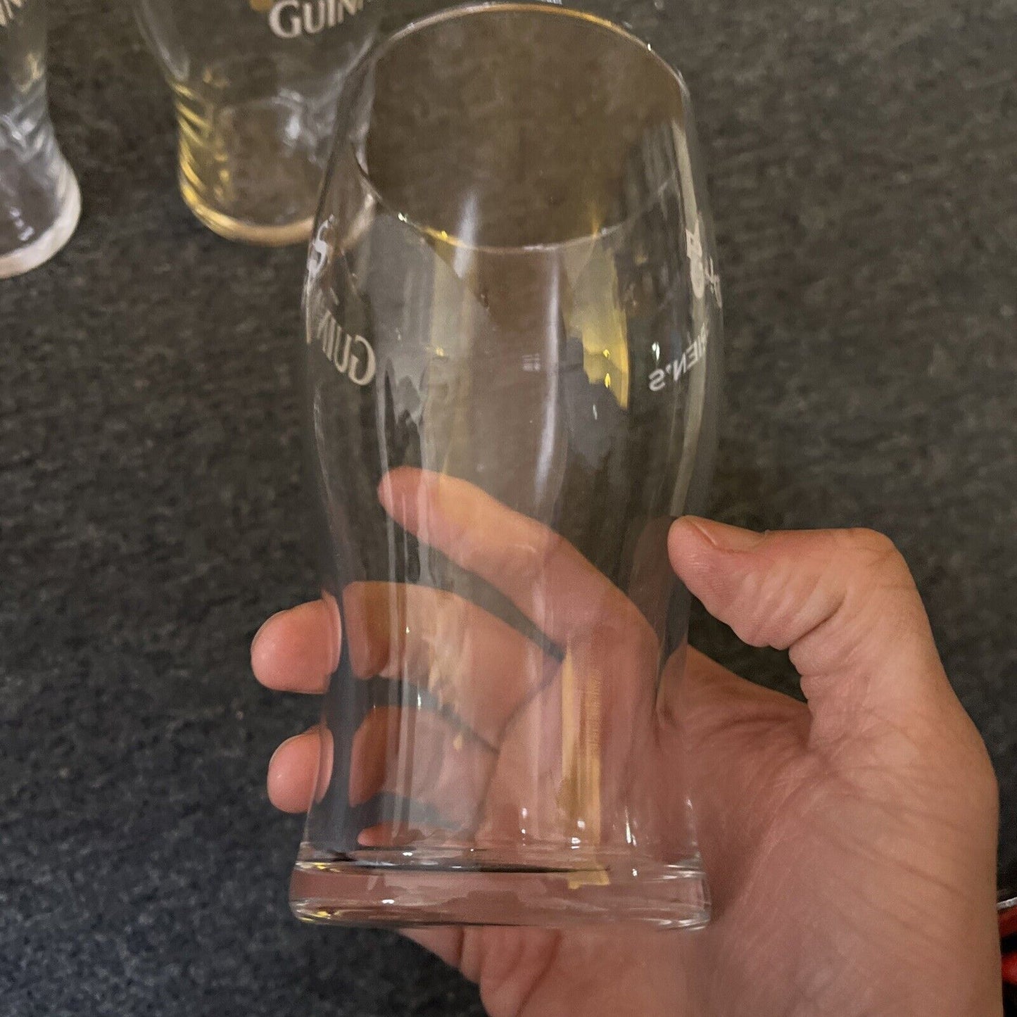 4x Guinness P.J. O'Brien's Beer Glass 560ml ARC