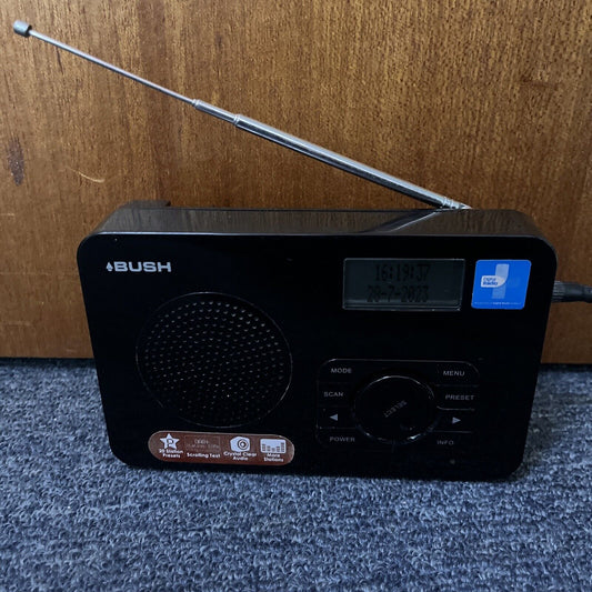 Bush DAB+ Digital Radio FM BR05DABBLK