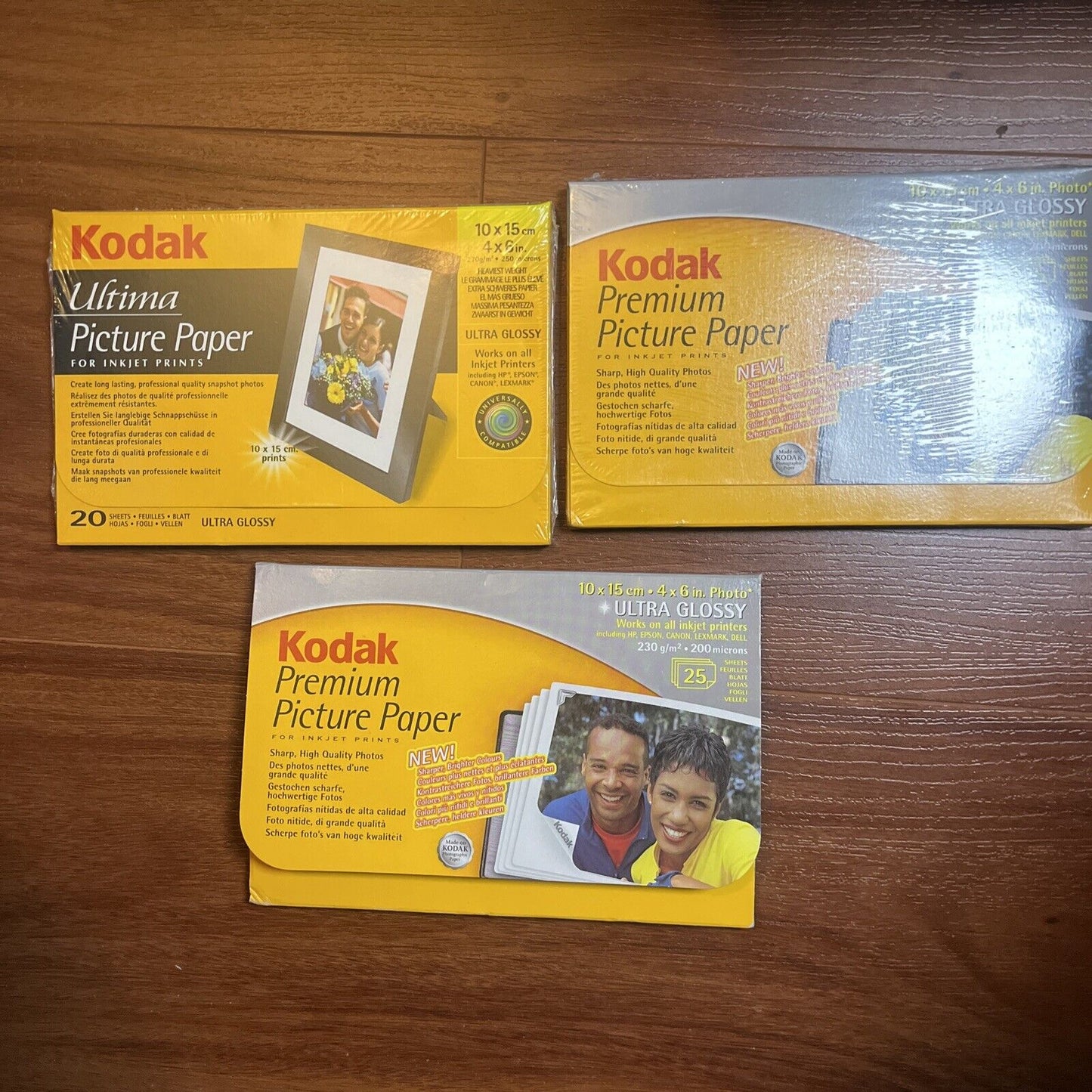 Kodak Premium Photo Paper 68 Sheets Ultra Gloss 10x15cm 4x6" 230gsm 200 microns