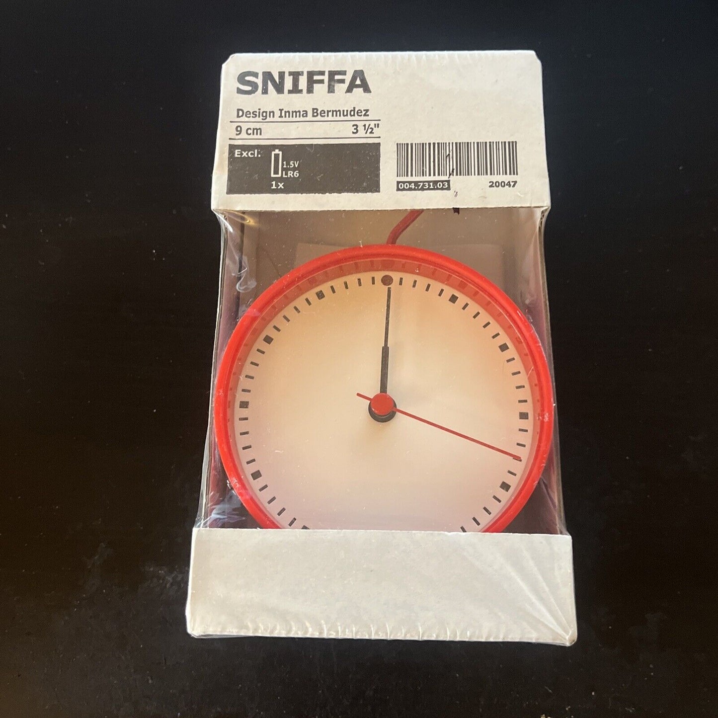 *New Sealed* IKEA Clock Sniffa 9cm 004.731.03