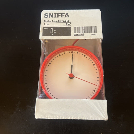 *New Sealed* IKEA Clock Sniffa 9cm 004.731.03