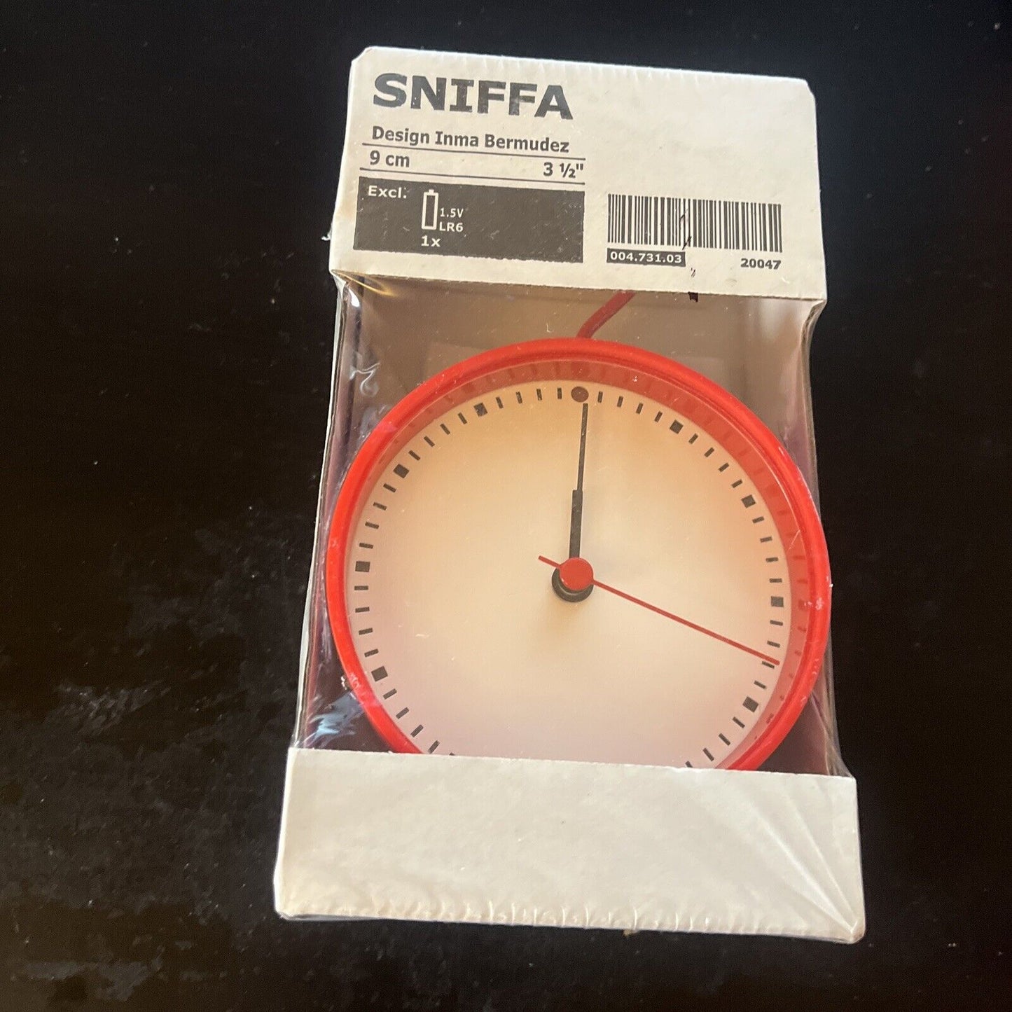 *New Sealed* IKEA Clock Sniffa 9cm 004.731.03