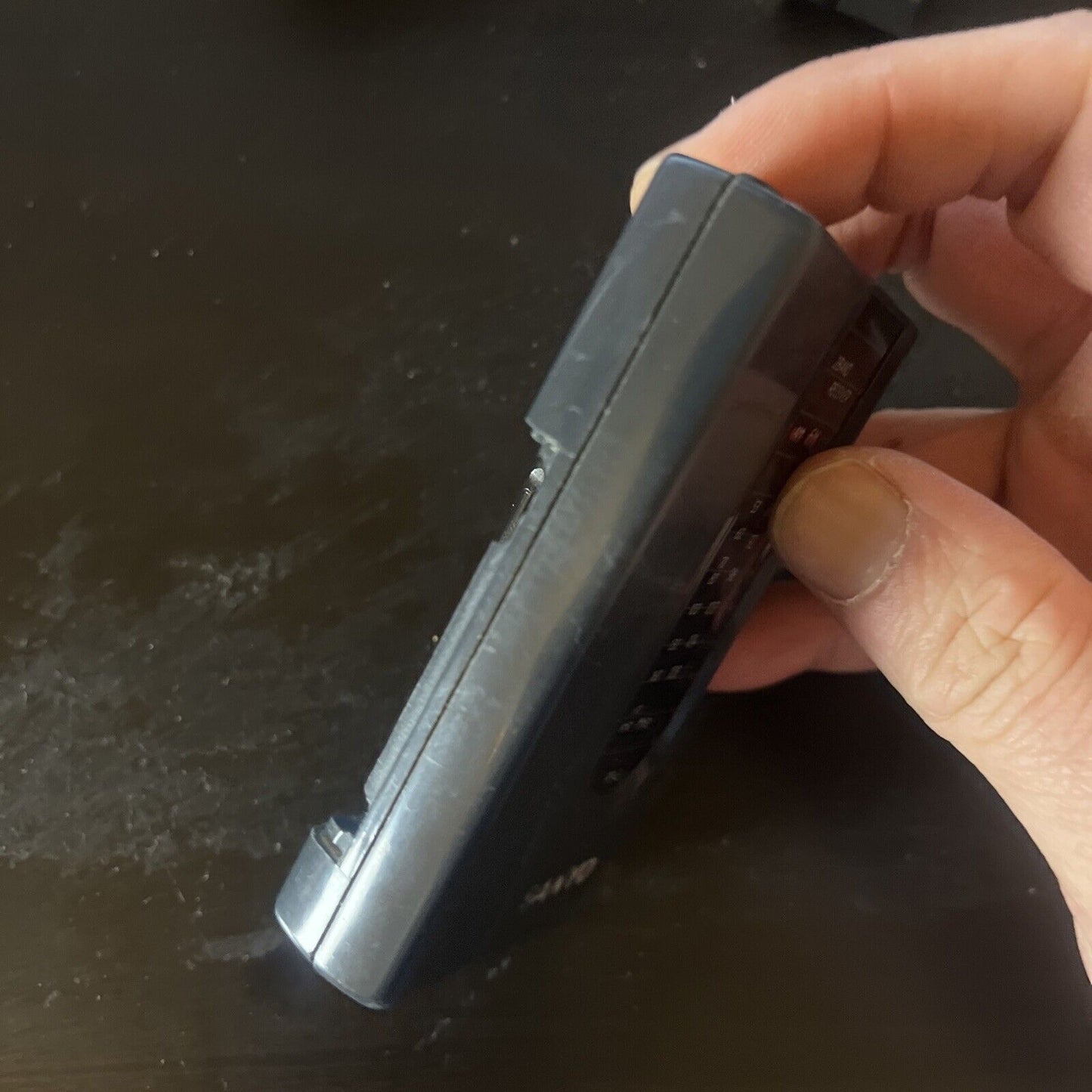 Sanyo RP42 Portable Pocket AM/FM Radio *Missing Battery Lid*