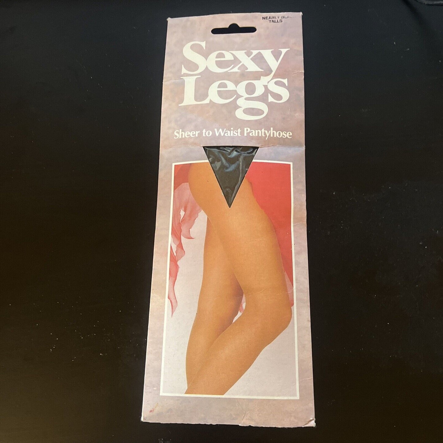 Vintage Sexy Legs - Sheer To Waist Pantyhose Nearly Black Talls