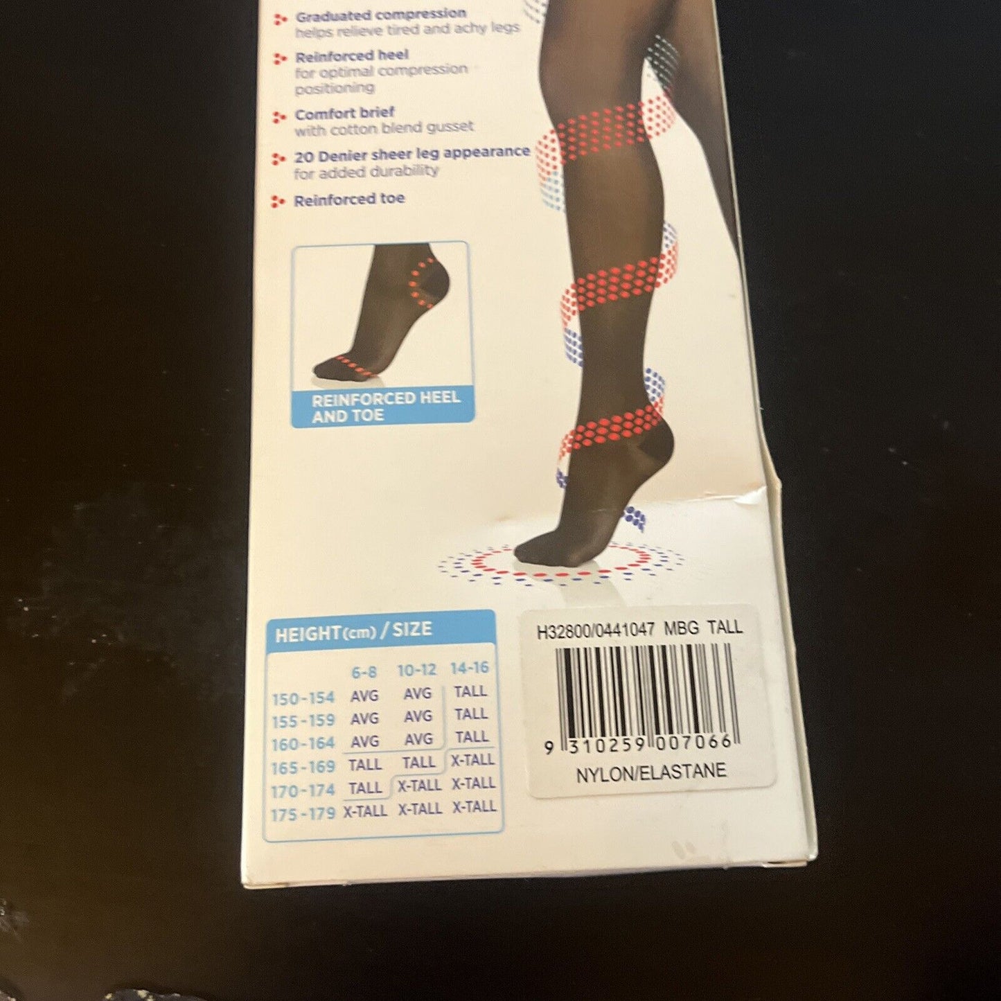 Sheer Relief Support Sheers For Active Legs Pantyhose Stockings Mini Beige Tall