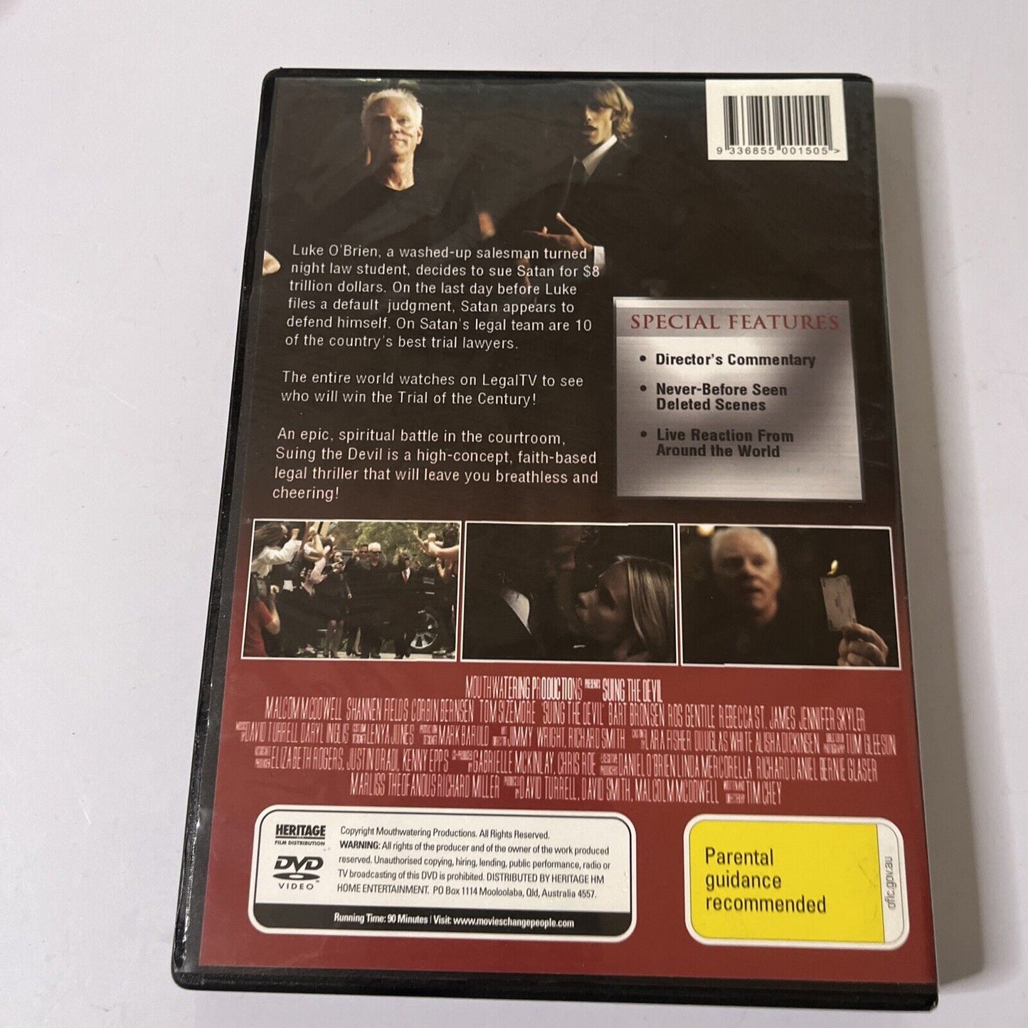 Malcom McDowell: Suing the Devil (DVD, 2010) Region 4