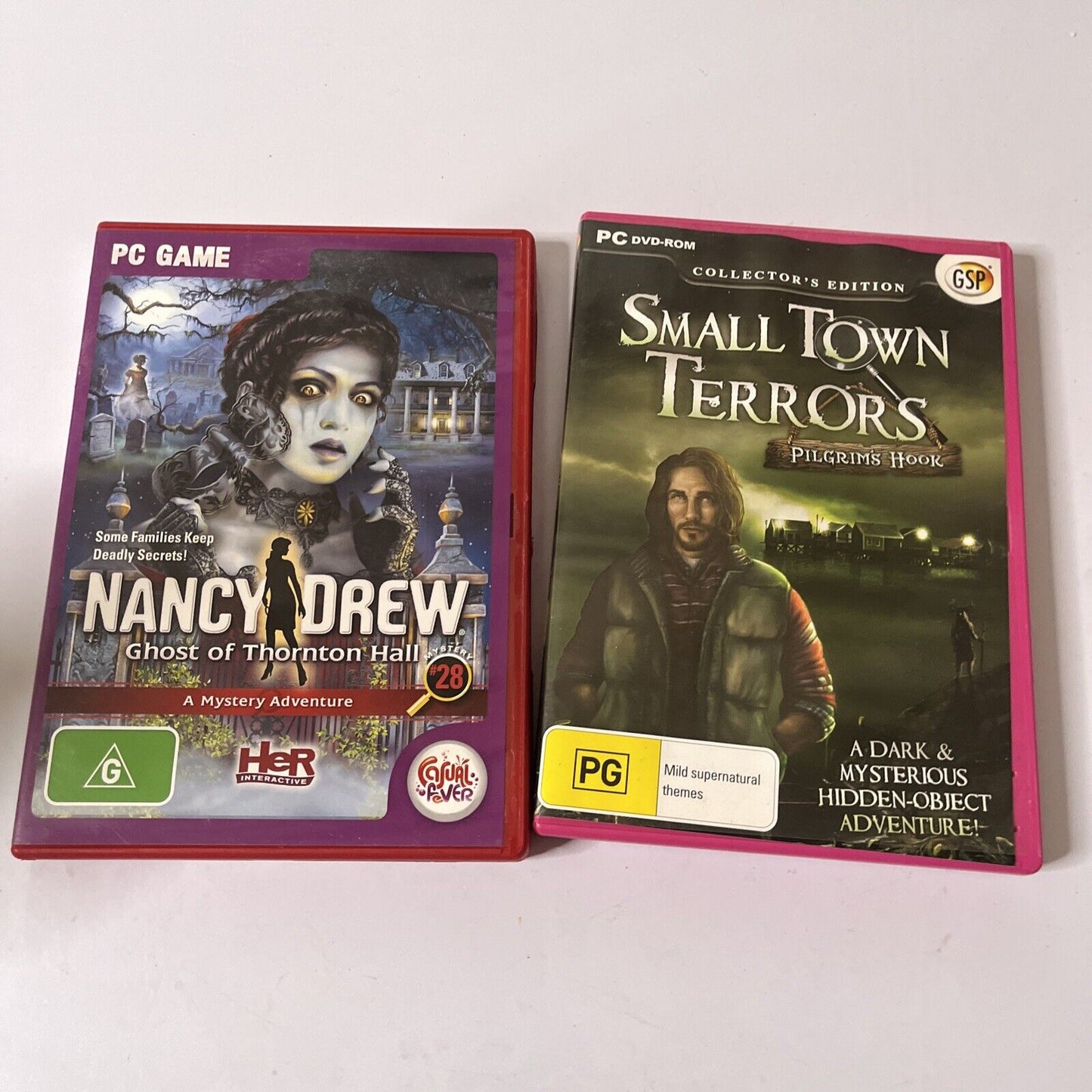 Nancy Drew: Ghost Of Thornton Hall / Small Town Terrors PC Hidden Object Game