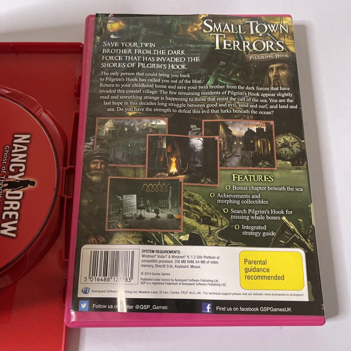 Nancy Drew: Ghost Of Thornton Hall / Small Town Terrors PC Hidden Object Game