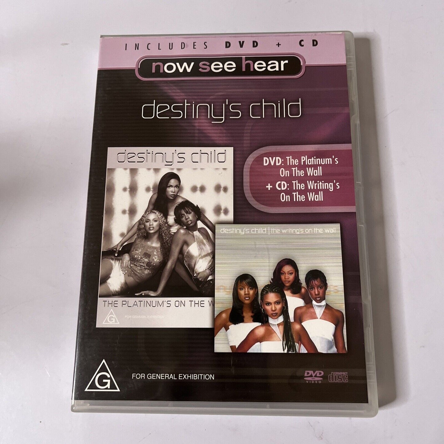 Destiny's Child - The Platinum's On The Wall / The Writing's On The Wall DVD CD