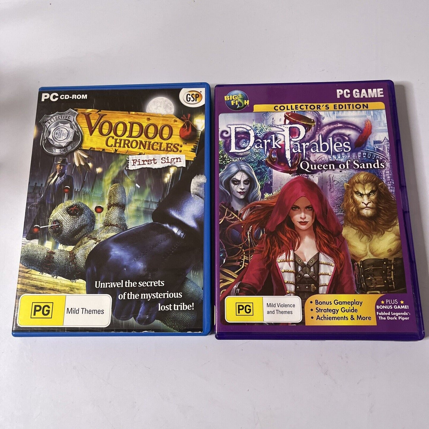 Voodoo Chronicles: First Sign / Dark Parables Queen Of Sands PC Hidden Object