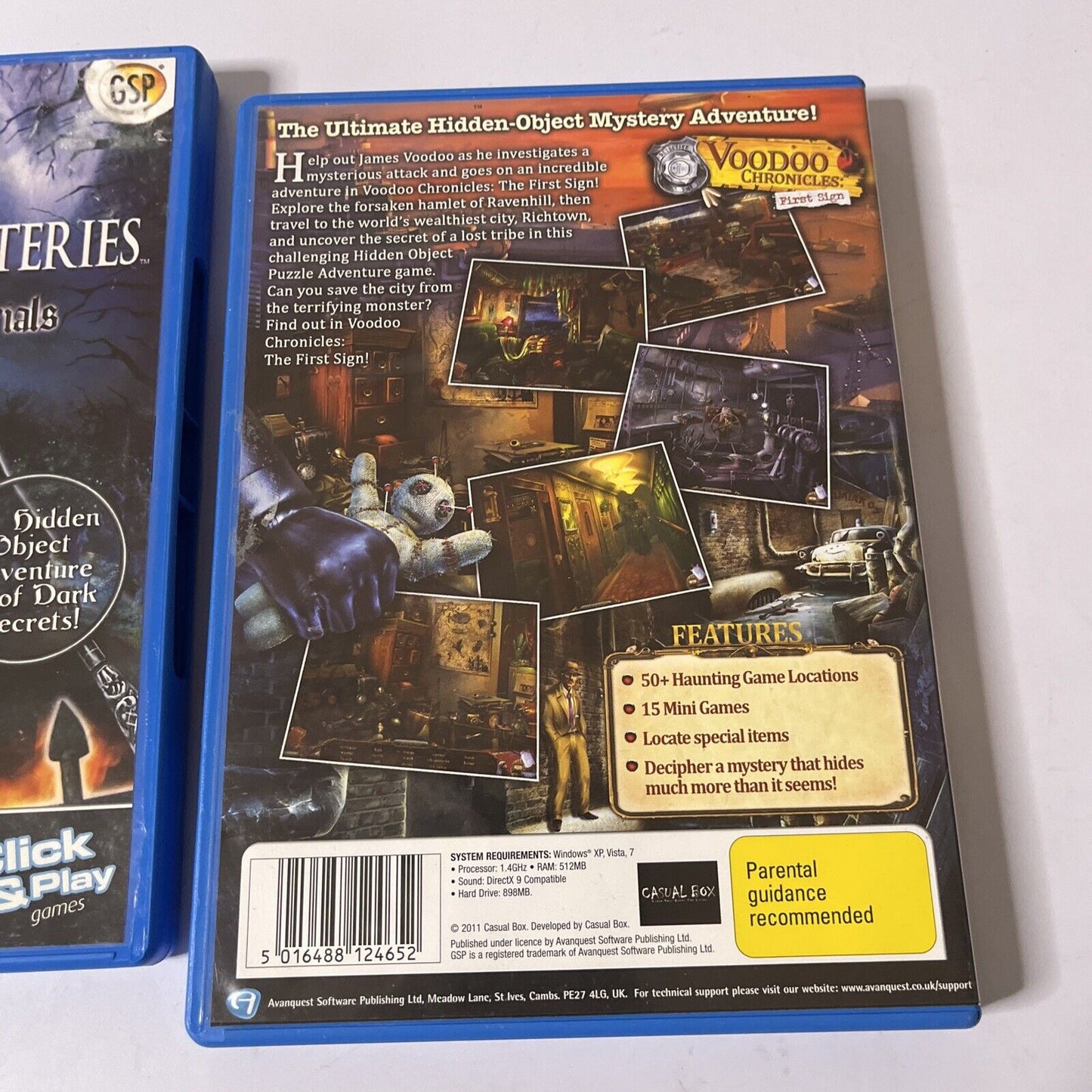 Voodoo Chronicles: First Sign / Midnight Mysteries Salem Witch Trials PC CDROM