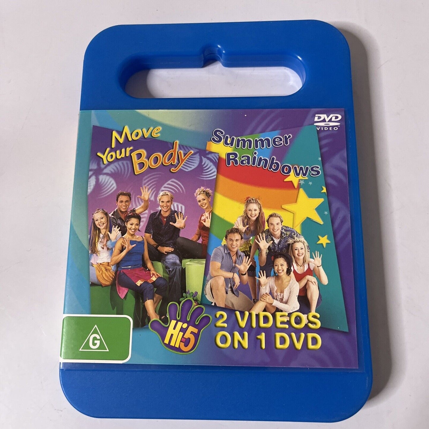 Hi-5 Move Your Body / Summer Rainbows (DVD, 2002) Region 4