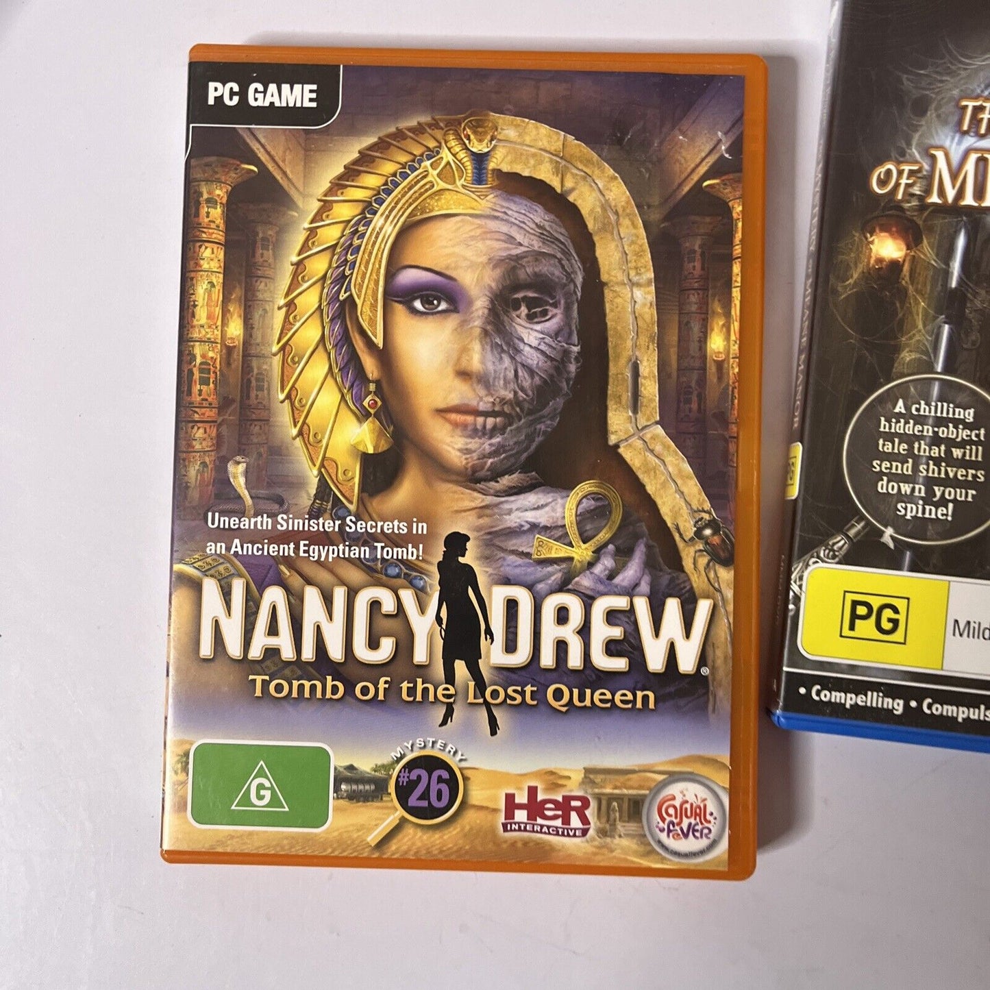 Nancy Drew: Tomb Of The Lost Queen / The Mystery Of Meane Manor PC Hidden Object