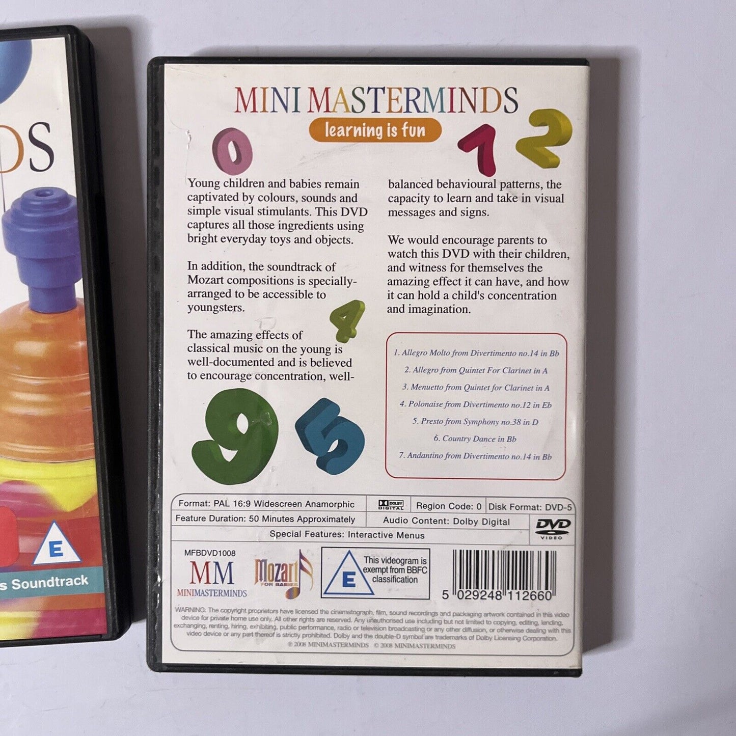 Mini Masterminds: Learning is Fun & Laugh & Learn DVD All Regions