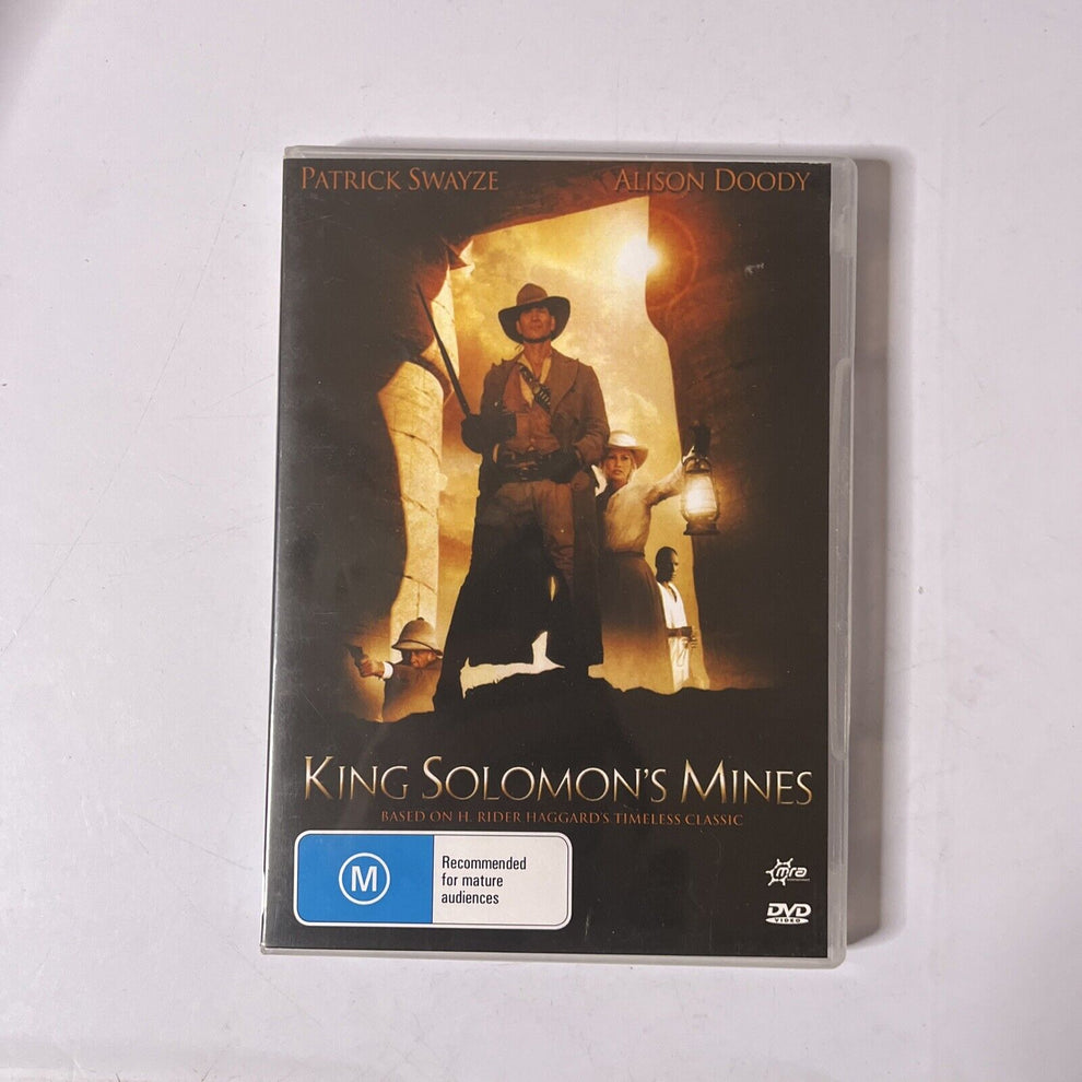 King Solomon's Mines (DVD, 2004) Patrick Swayze, Alison Doody, Region