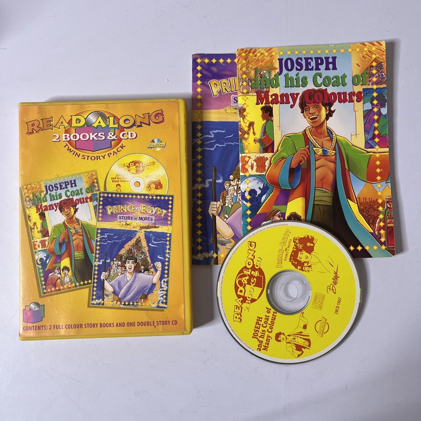 Joseph And His Coat Of Many Colours & Prince Of Egypt CD & Book - Read A-Long