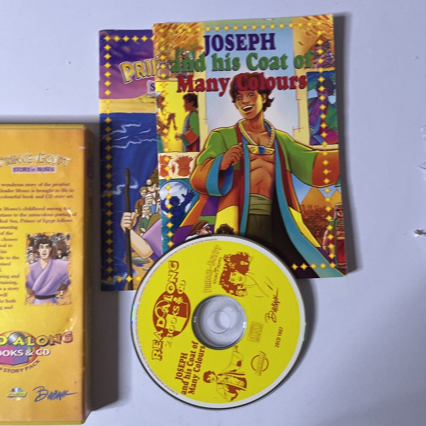 Joseph And His Coat Of Many Colours & Prince Of Egypt CD & Book - Read A-Long