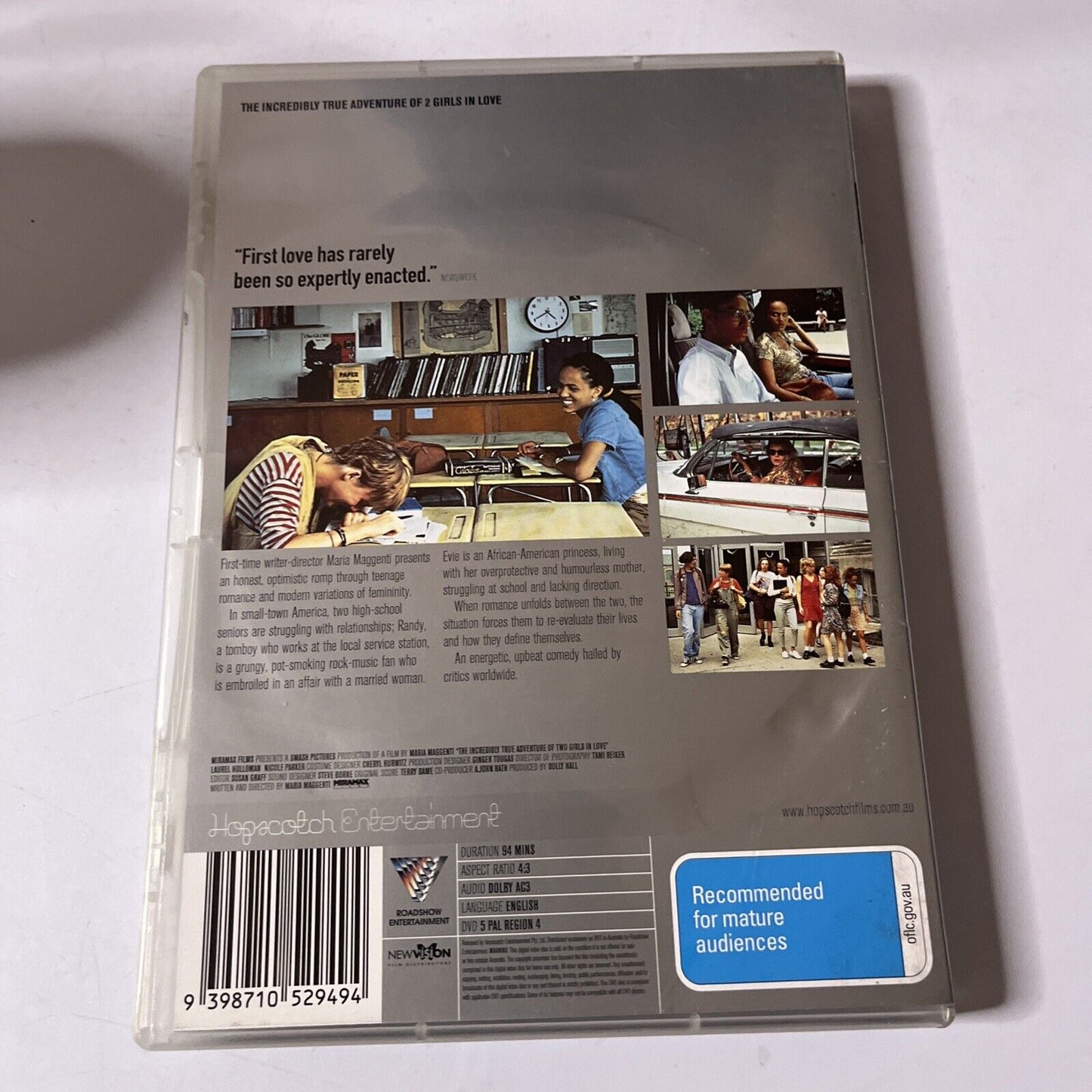 The Incredibly True Adventure Of 2 Girls In Love (DVD, 1995)  Region 4