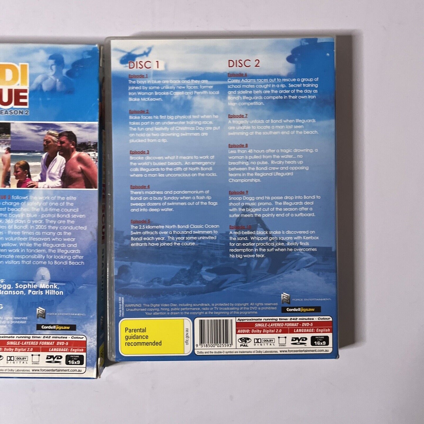 Bondi Rescue : Season 2 (DVD, 2006, 2-Disc) Region 4