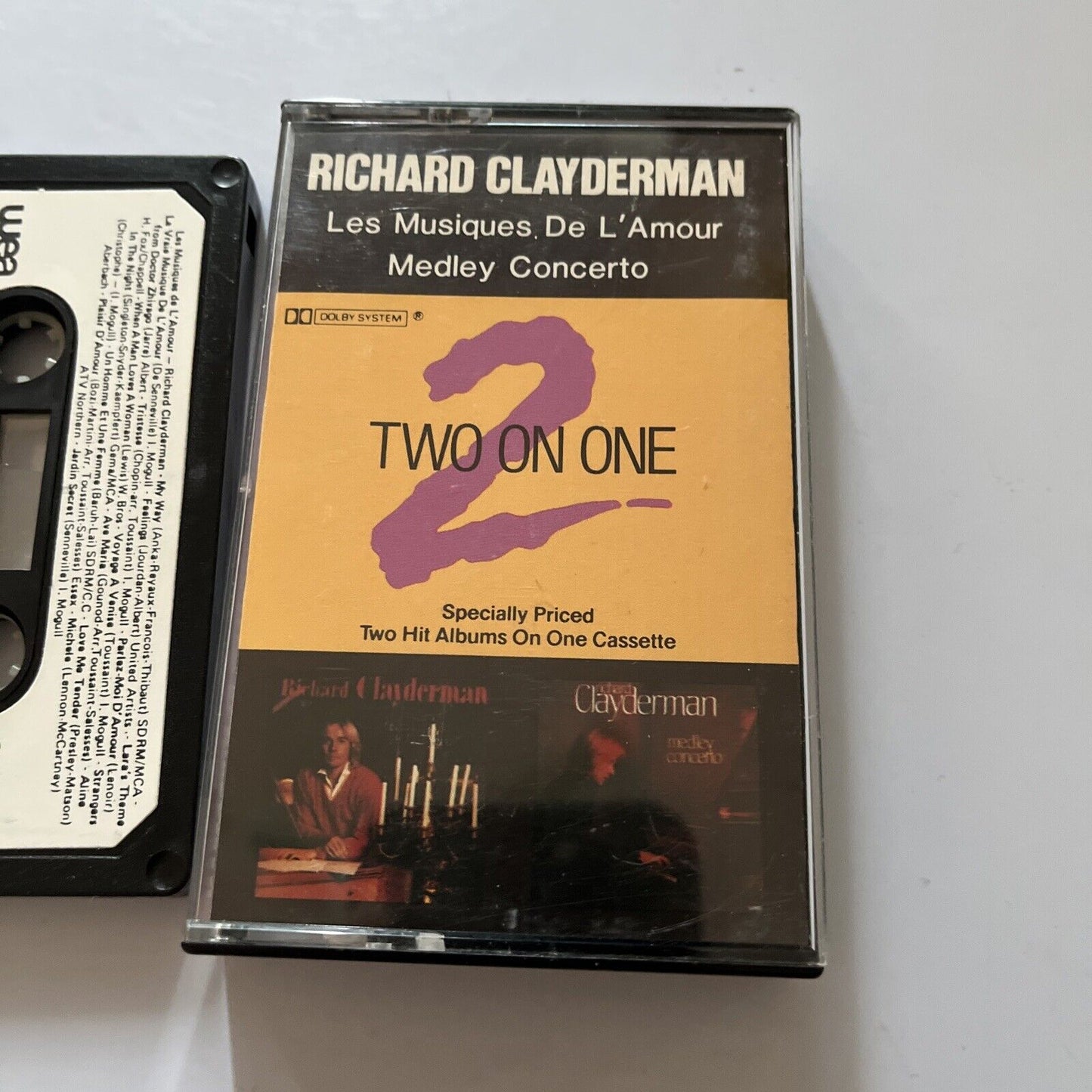 Richard Clayderman - Les Musiques De L'Amour & Medley Concerto (Cassette, 1980)
