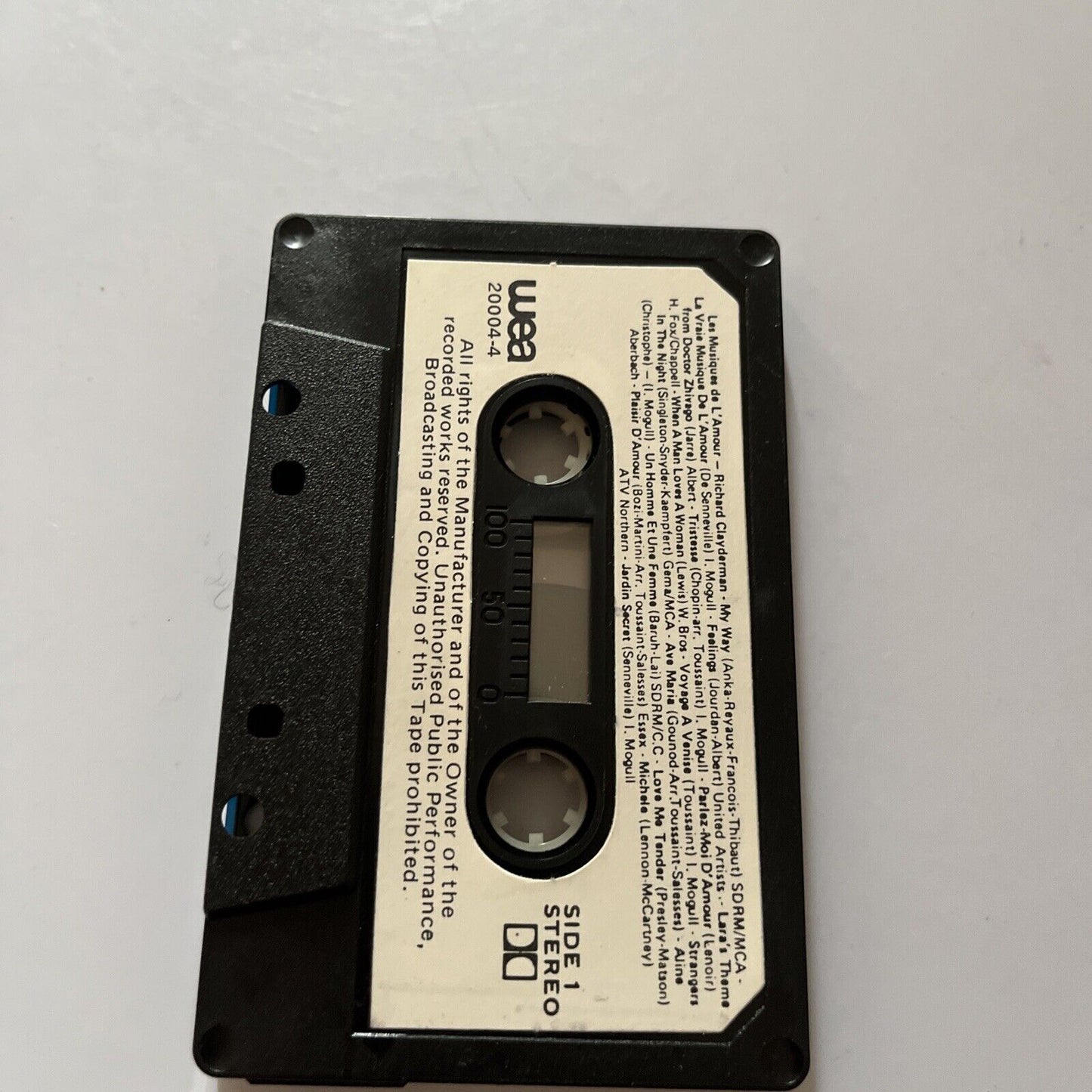 Richard Clayderman - Les Musiques De L'Amour & Medley Concerto (Cassette, 1980)