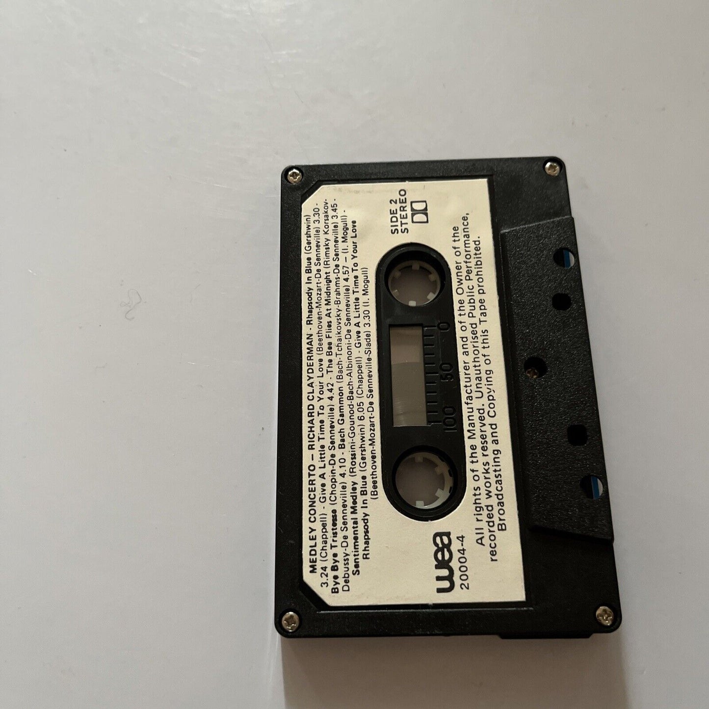 Richard Clayderman - Les Musiques De L'Amour & Medley Concerto (Cassette, 1980)