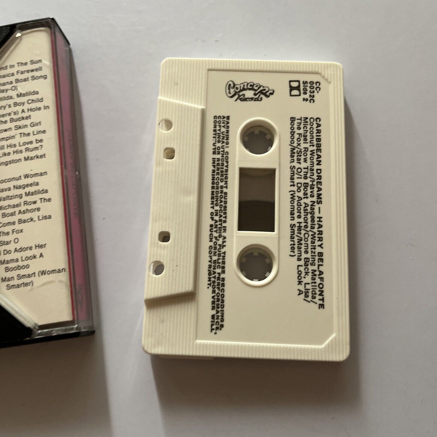 Harry Belafonte - Caribbean Dreams (Cassette Tape, 1986)