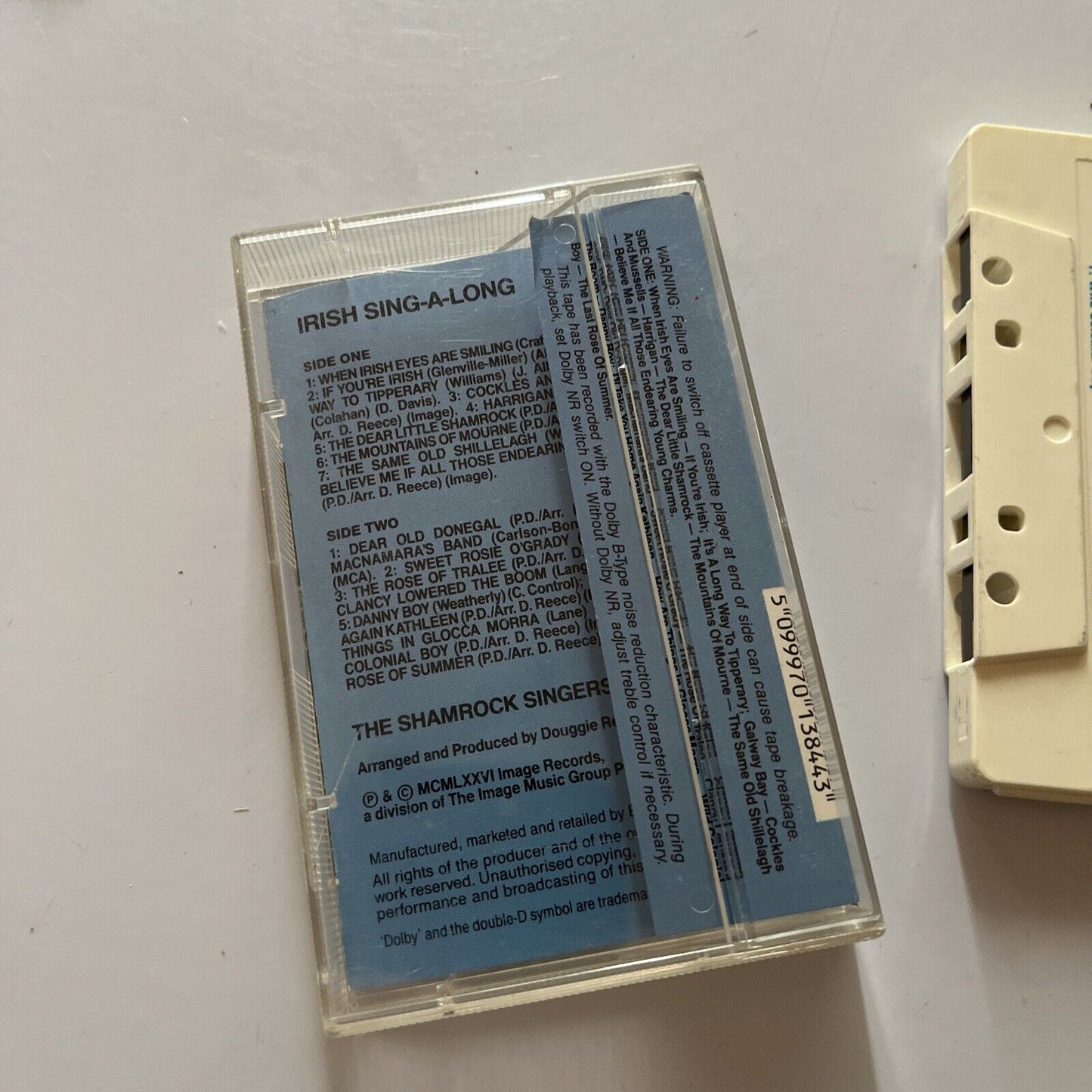 The Shamrock Singers - Irish Singalong (Cassette, 1976)