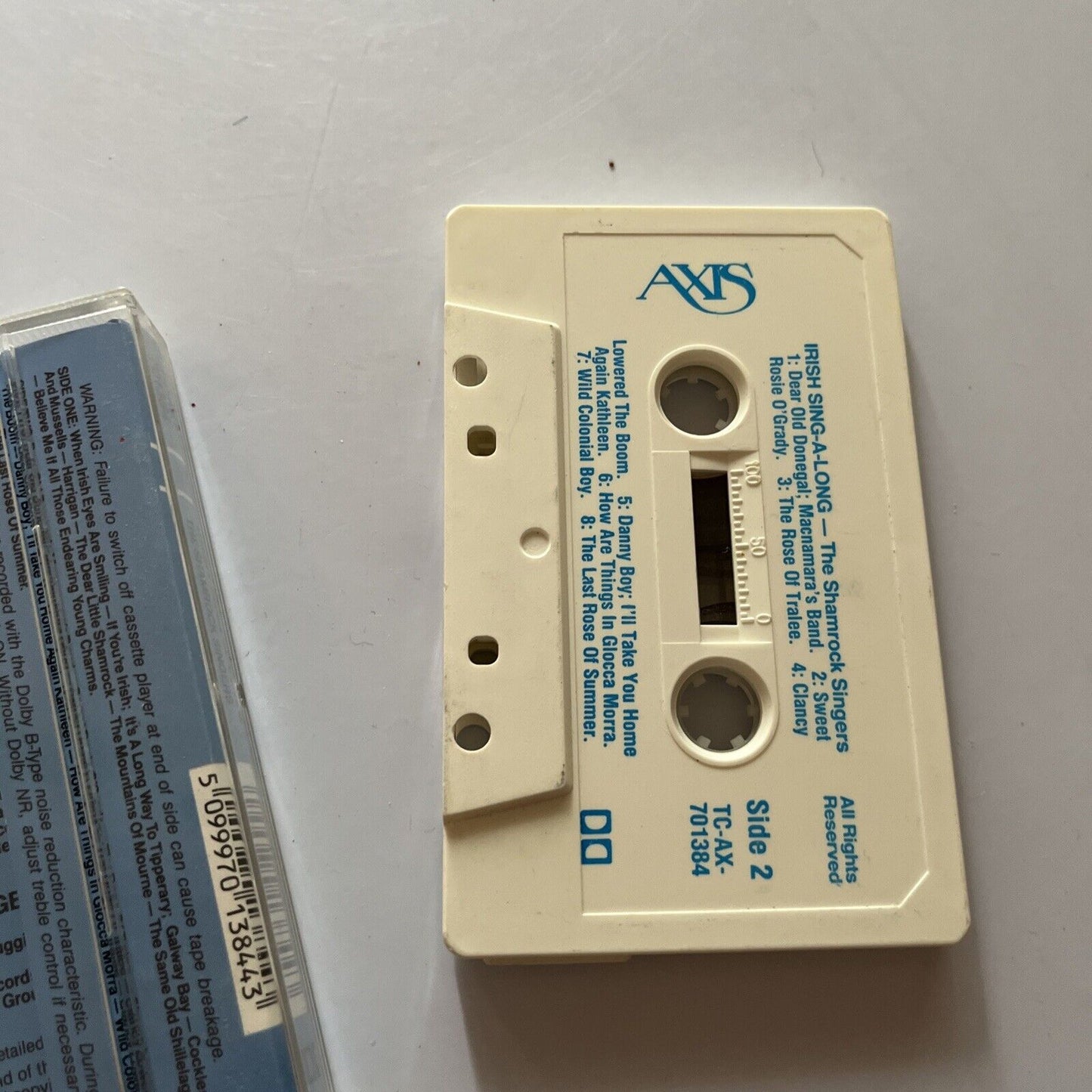 The Shamrock Singers - Irish Singalong (Cassette, 1976)