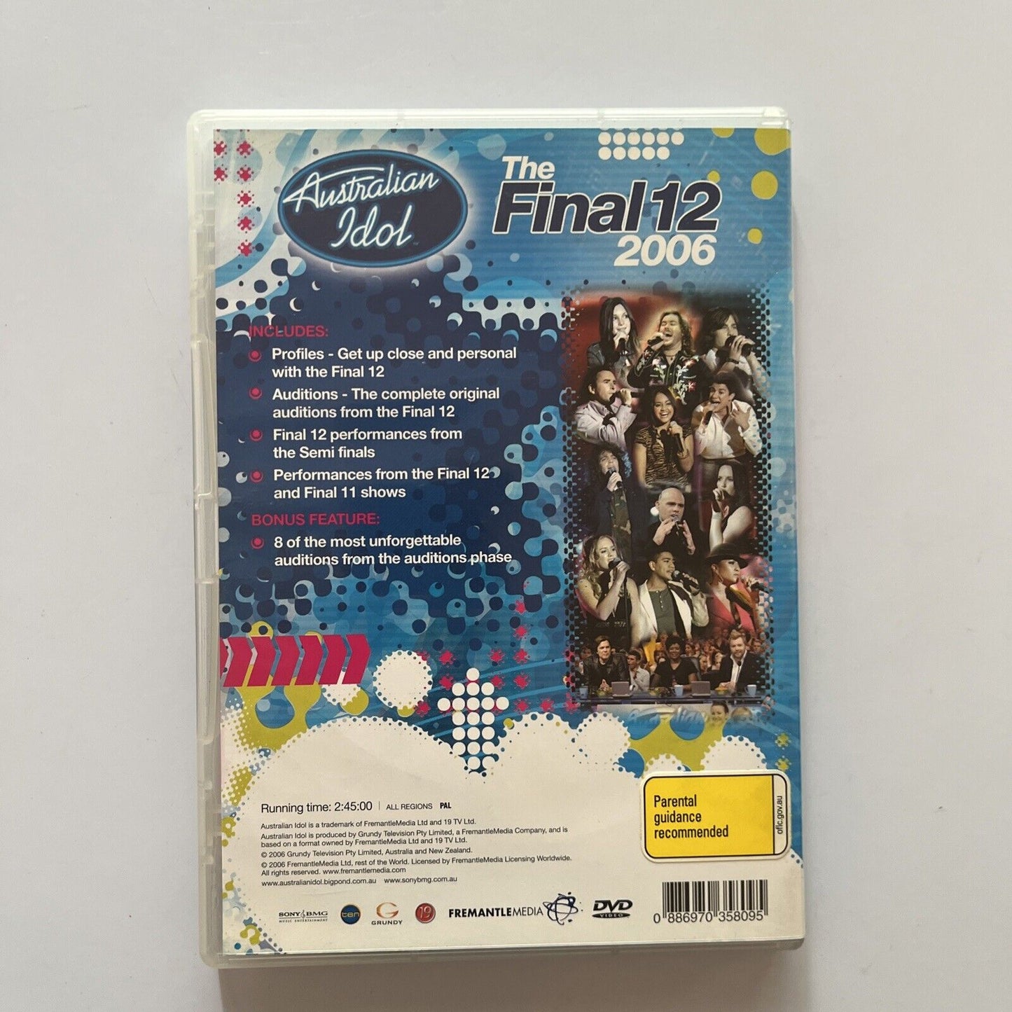 Australian Idol - The Final 12 2006 (DVD, 2006) NEW All Regions