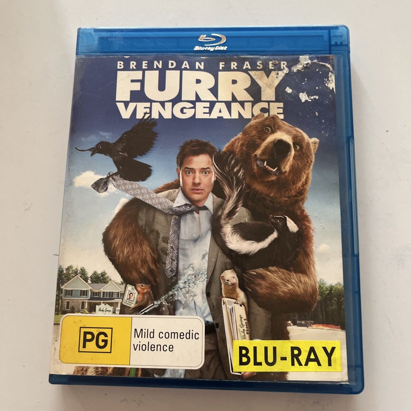 Furry Vengeance (Blu-ray, 2010) Brendan Fraser, Brooke Shields Region B