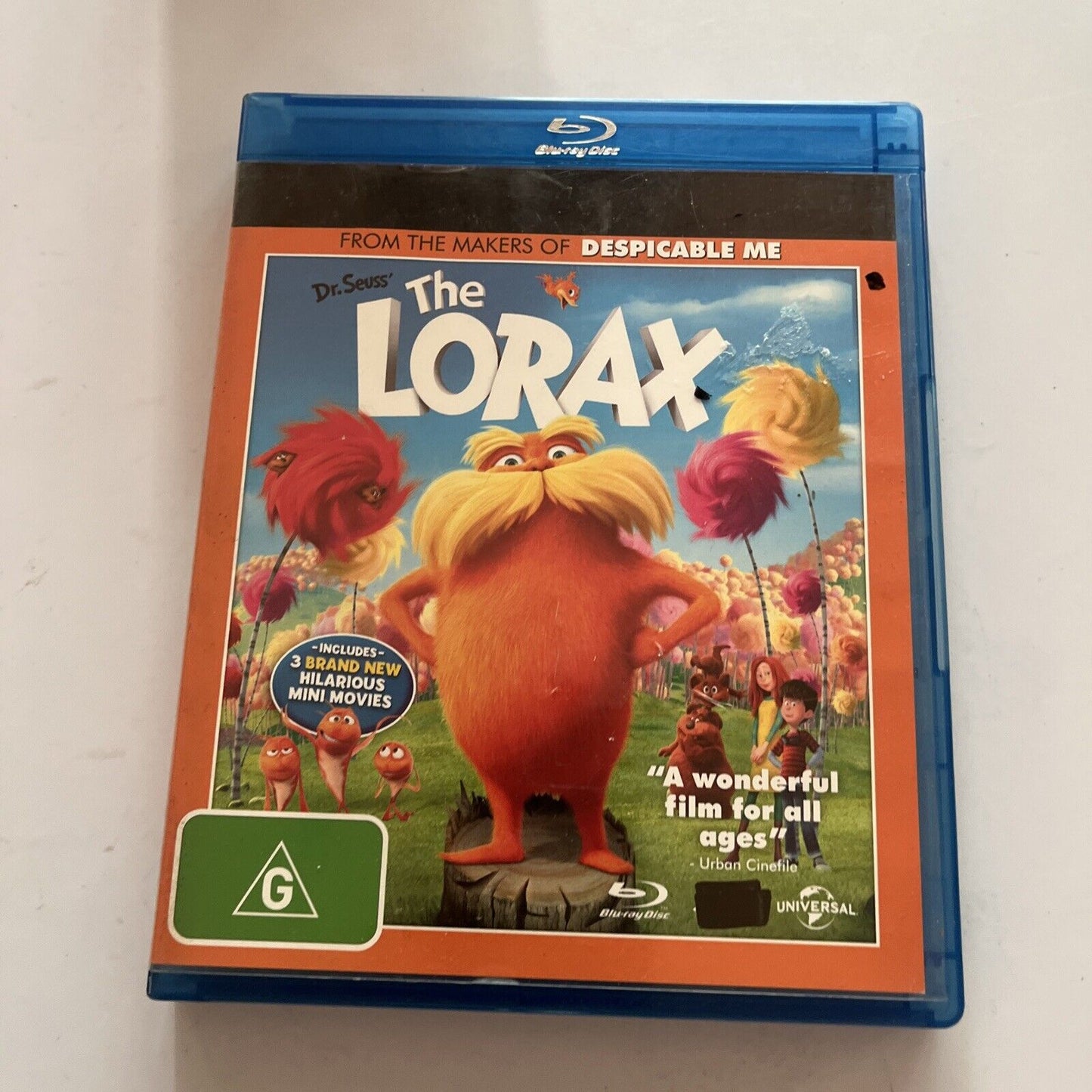 Dr. Seuss' The Lorax (Blu-ray, 2012) Taylor Swift, Danny DeVito Region ...
