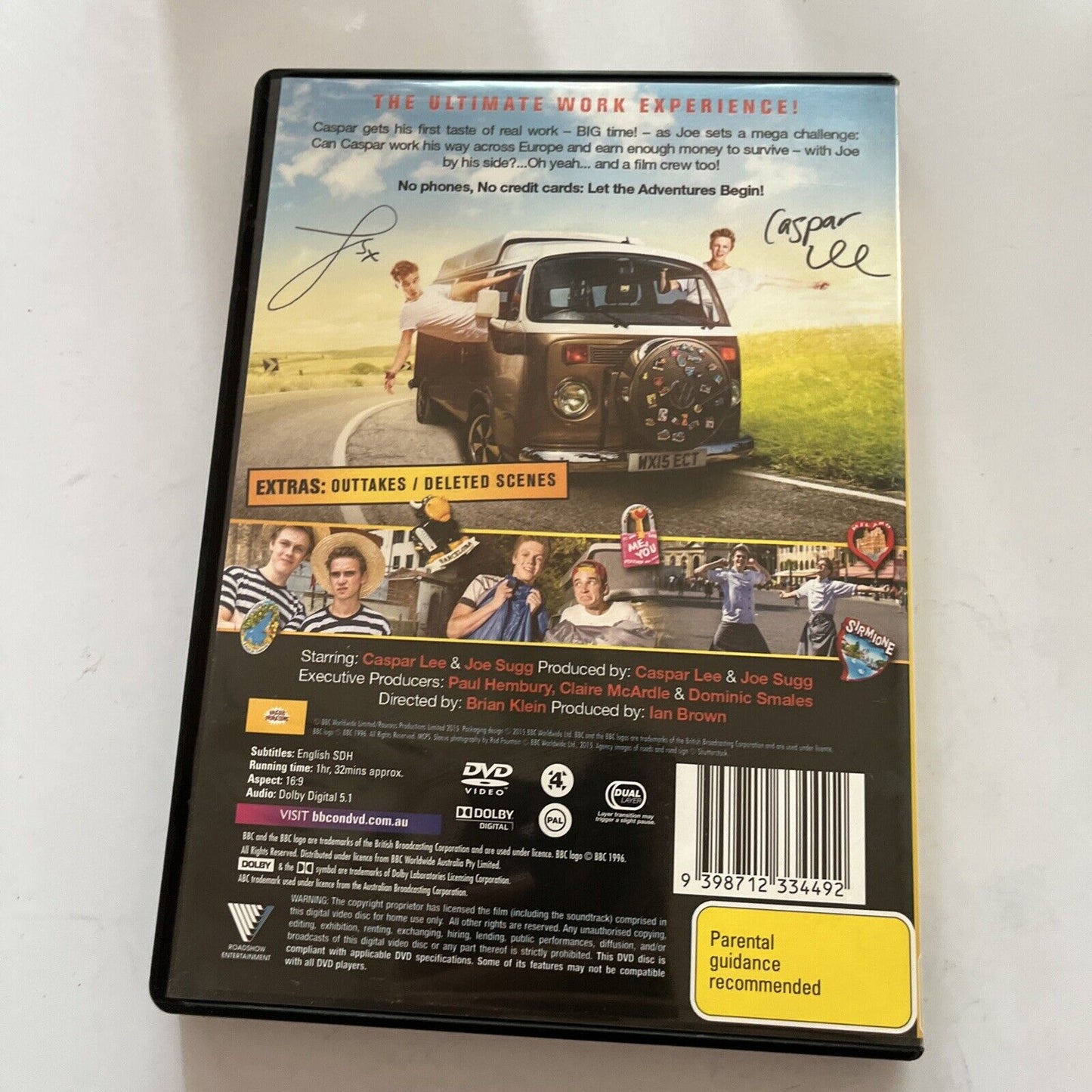 Joe & Caspar Hit The Road: Europe & USA (DVD, 2015) NEW Region 4