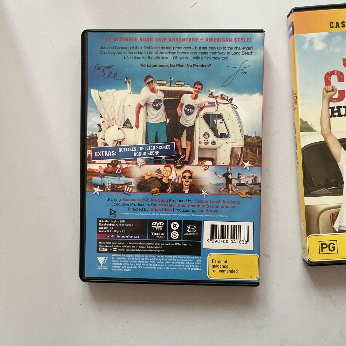 Joe & Caspar Hit The Road: Europe & USA (DVD, 2015) NEW Region 4