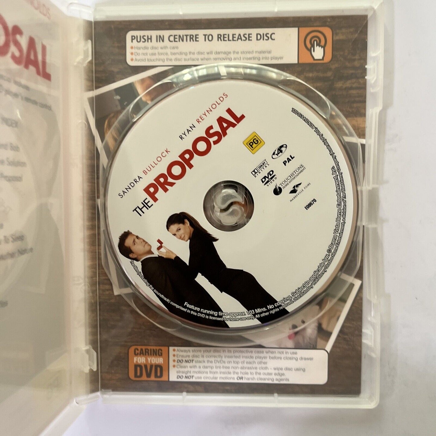 The Proposal (DVD, 2009) Ryan Reynolds, Sandra Bullock, Betty White Region 4