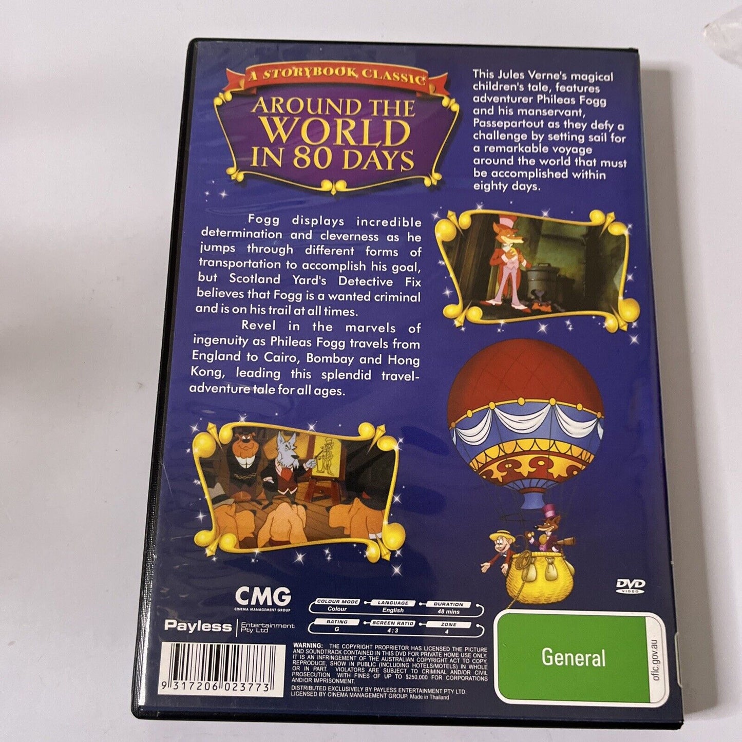 Around the World In 80 Days Storybook Classic (DVD) Region 4